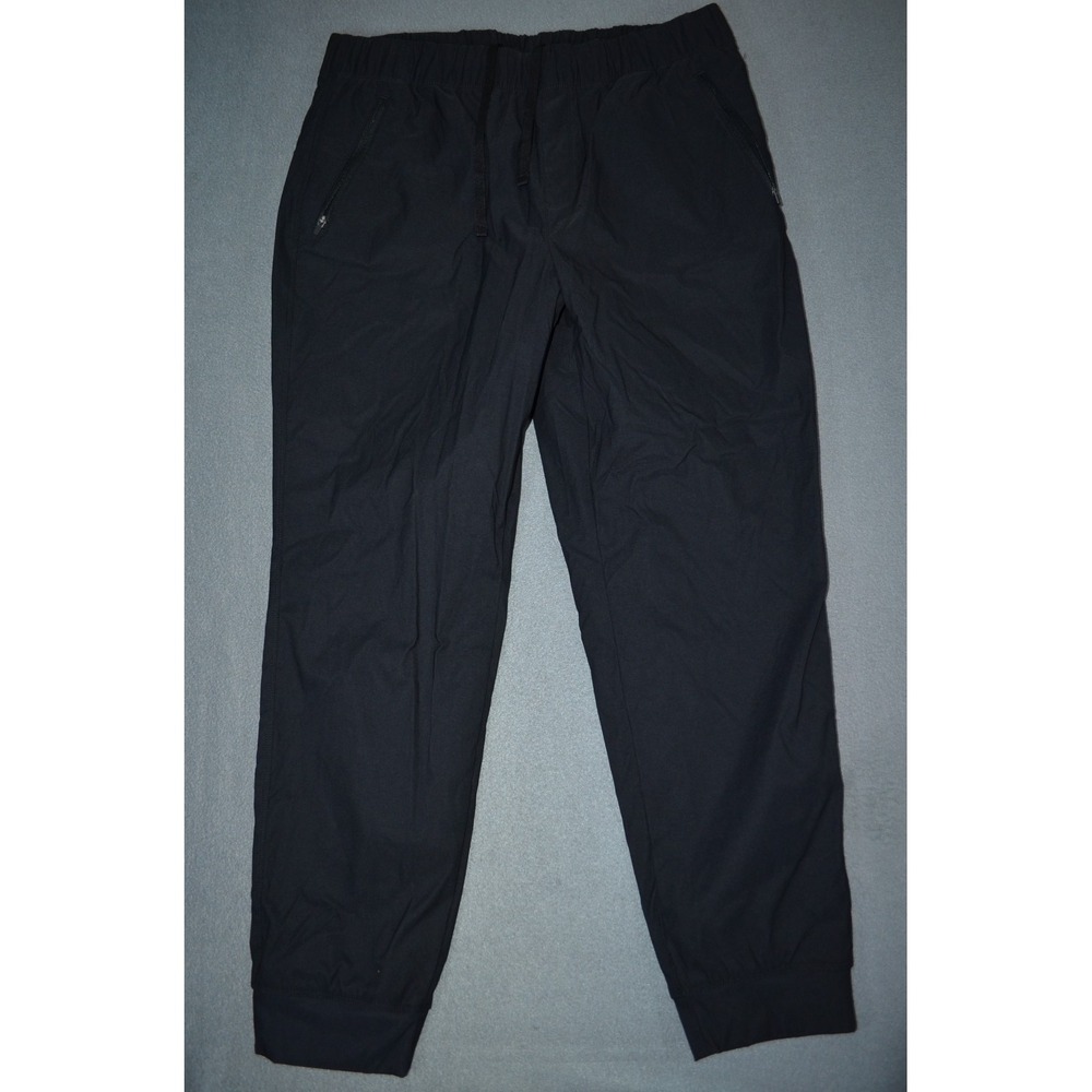 Eddie Bauer Women's Size 14 Black Polar Fleece Lined Pull On Pants